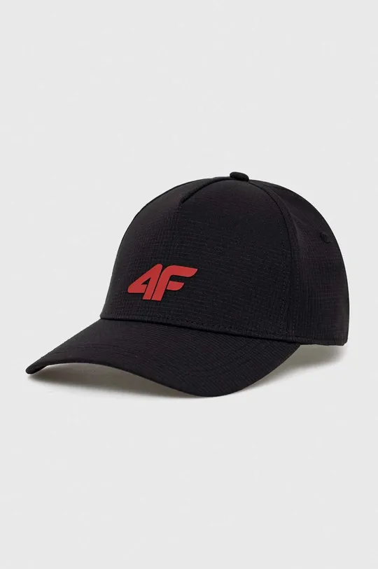 czarny 4F czapka z daszkiem Męski