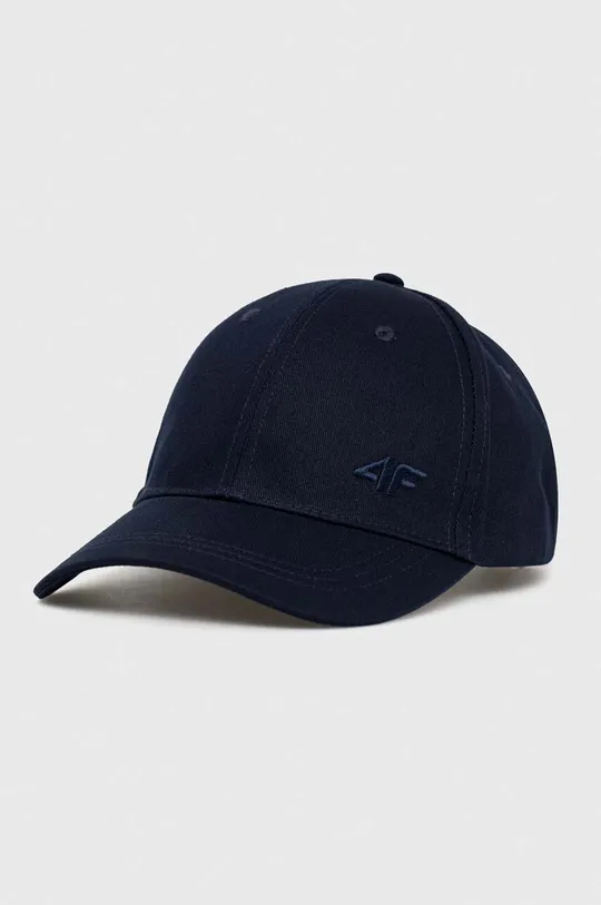 σκούρο μπλε Βαμβακερό καπέλο του μπέιζμπολ 4F Ανδρικά