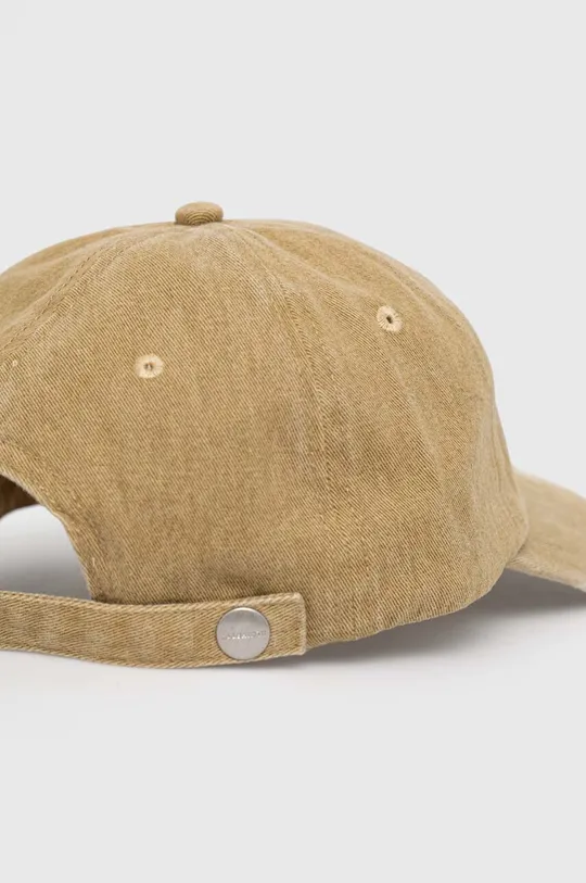 Βαμβακερό καπέλο του μπέιζμπολ AllSaints μπεζ