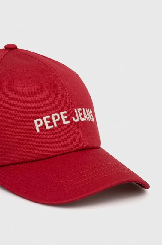 Καπέλο Pepe Jeans κόκκινο