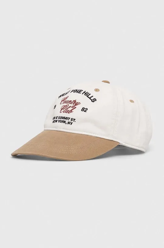 μπεζ Βαμβακερό καπέλο του μπέιζμπολ Abercrombie & Fitch Ανδρικά