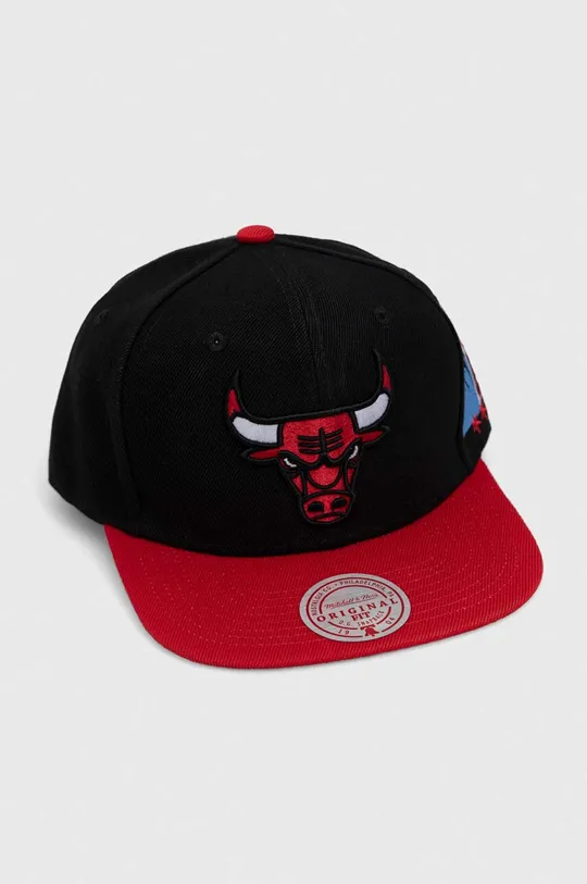 Kapa s šiltom Mitchell&Ness Chicago Bulls črna