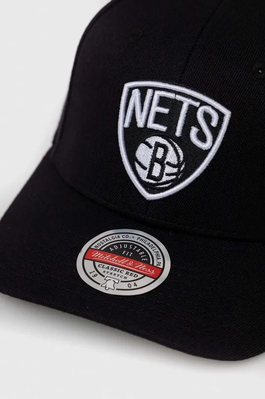 чорний Кепка з домішкою вовни Mitchell&Ness Brooklyn Nets