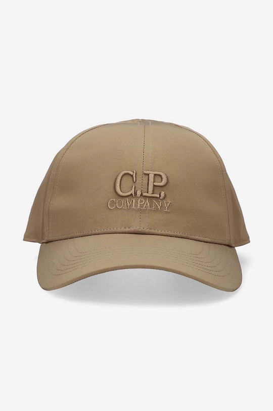 C.P. Company czapka z daszkiem Chrome-R Logo Cap beżowy