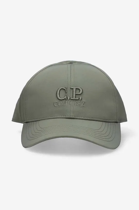 zielony C.P. Company czapka z daszkiem Chrome-R Logo Cap