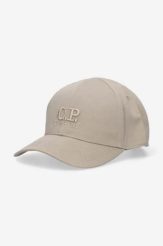 bej C.P. Company șapcă de baseball din bumbac De bărbați