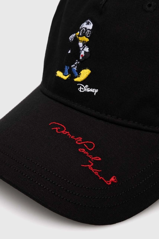 Βαμβακερό καπέλο του μπέιζμπολ Karl Lagerfeld x Disney 231M3420 μαύρο SS23