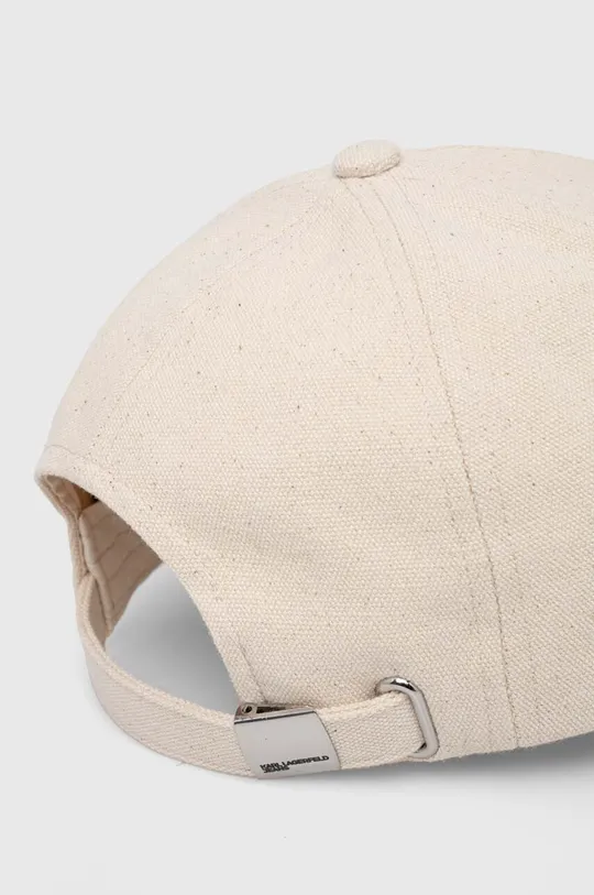 Βαμβακερό καπέλο του μπέιζμπολ Karl Lagerfeld Jeans 50% Βαμβάκι, 50% Ανακυκλωμένο βαμβάκι