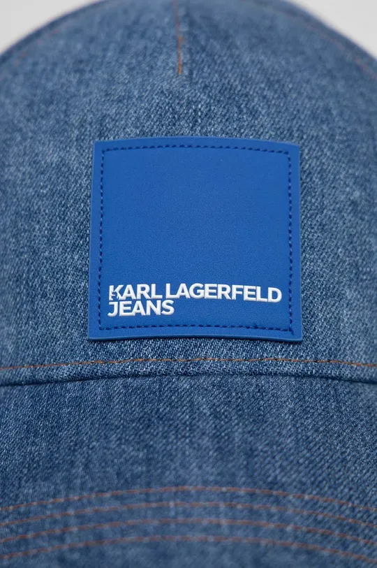 Jeans baseball kapa Karl Lagerfeld Jeans mornarsko modra