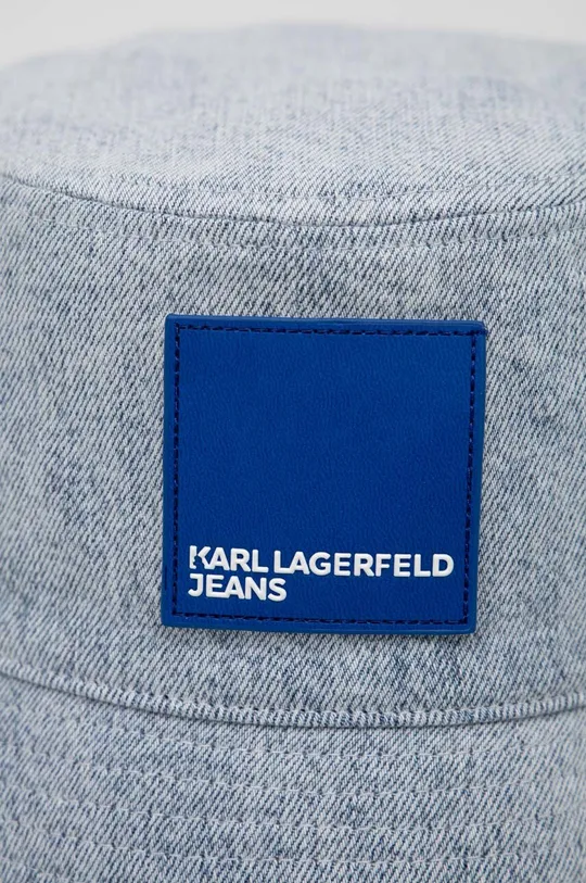 Βαμβακερό καπέλο Karl Lagerfeld Jeans μπλε