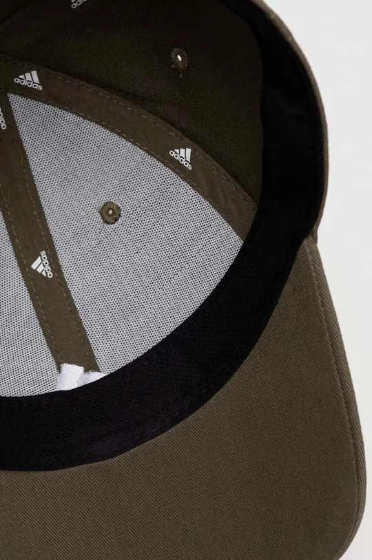πράσινο Βαμβακερό καπέλο του μπέιζμπολ adidas