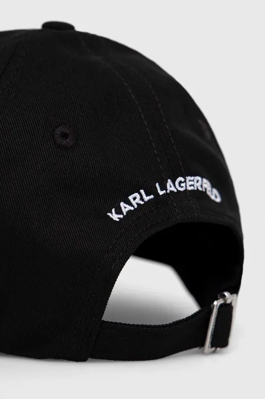 Βαμβακερό καπέλο του μπέιζμπολ Karl Lagerfeld  100% Οργανικό βαμβάκι