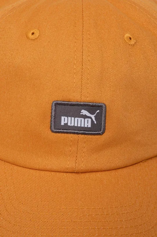 Хлопковая кепка Puma оранжевый