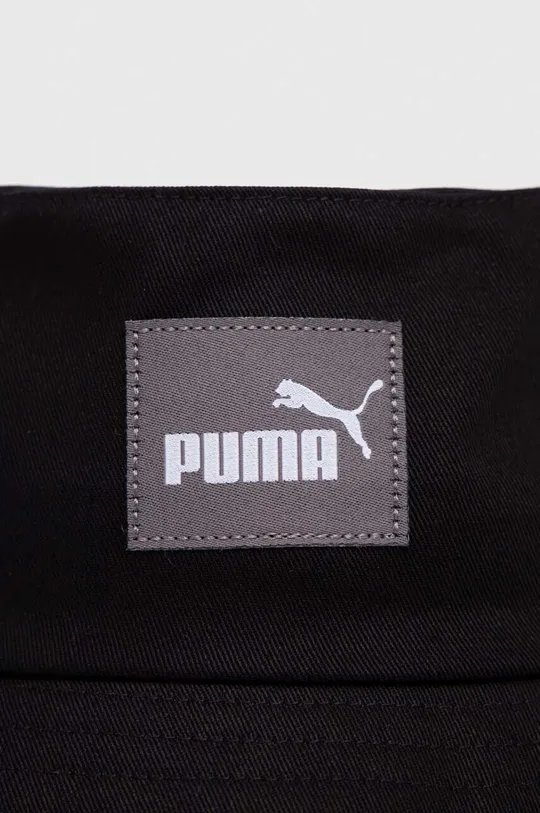 Bavlnený klobúk Puma čierna