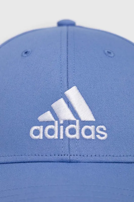 Βαμβακερό καπέλο του μπέιζμπολ adidas Performance μπλε