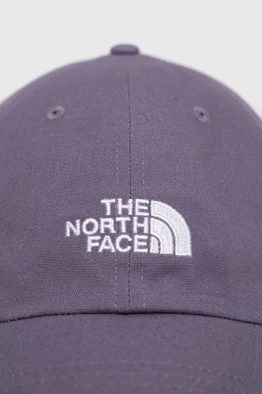 The North Face czapka z daszkiem bawełniana fioletowy