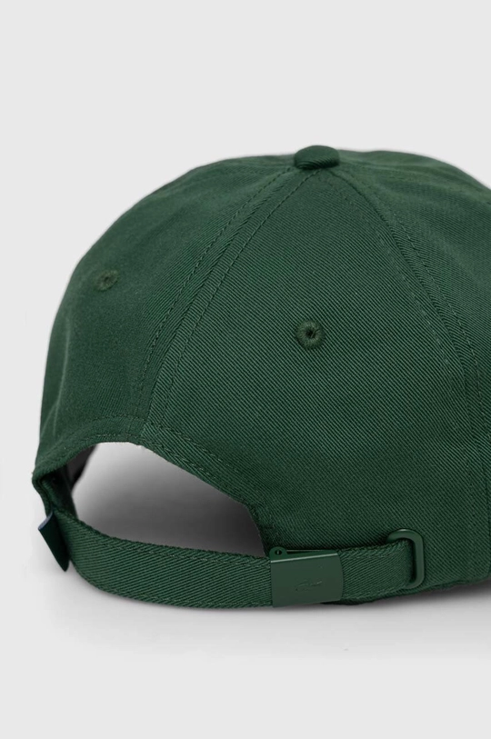 Lacoste șapcă de baseball din bumbac verde