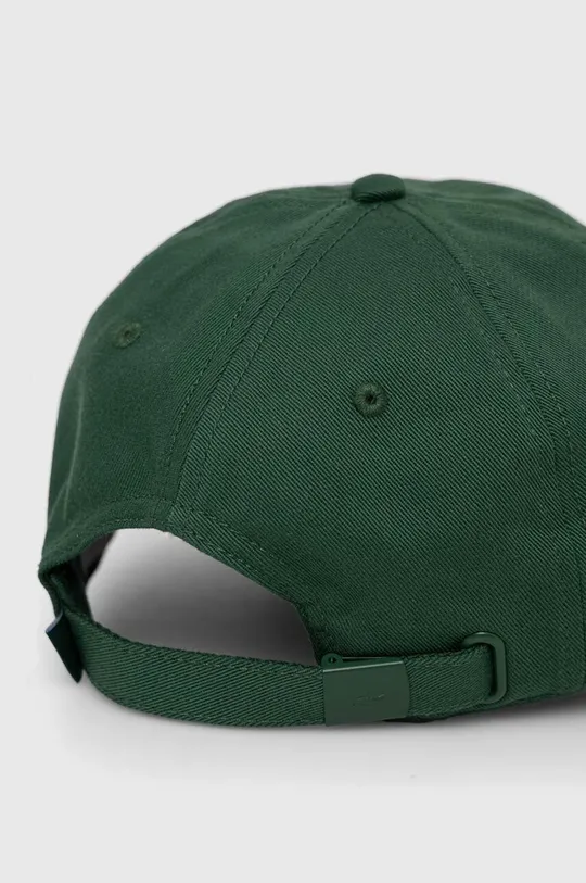 Pamučna kapa sa šiltom Lacoste zelena