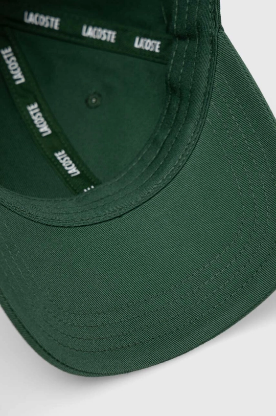 green Lacoste cotton baseball cap