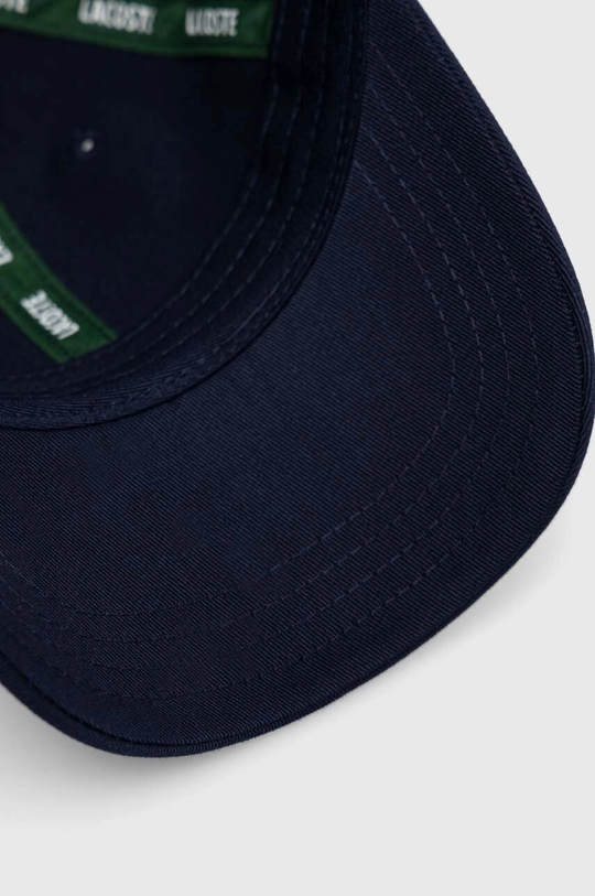 navy Lacoste cotton baseball cap