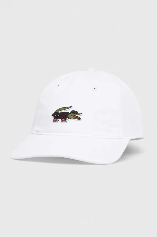 λευκό Βαμβακερό καπέλο Lacoste x Netflix Unisex