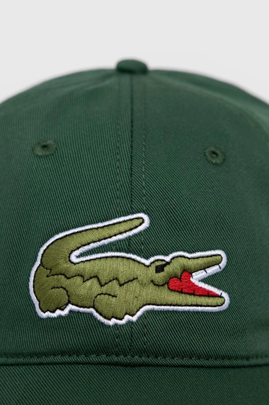 Lacoste czapka z daszkiem bawełniana 100 % Bawełna