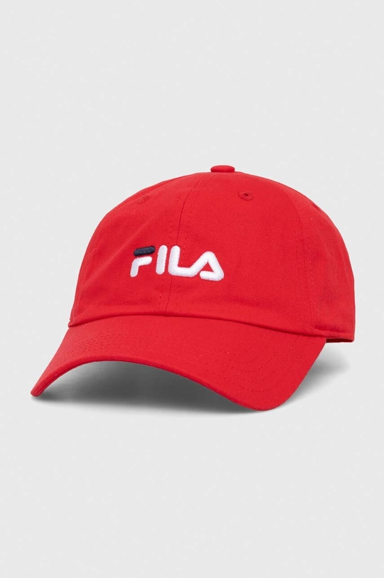 червоний Бавовняна бейсболка Fila Unisex