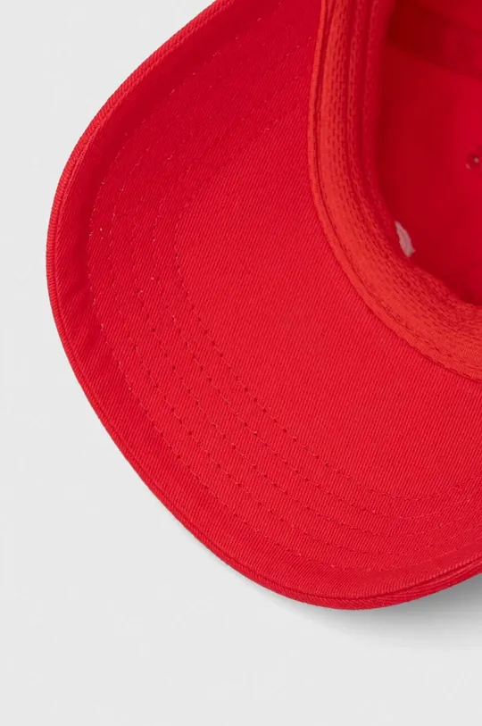 κόκκινο Βαμβακερό καπέλο του μπέιζμπολ Fila