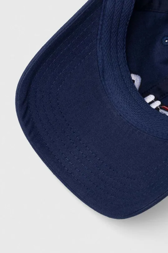 σκούρο μπλε Βαμβακερό καπέλο του μπέιζμπολ Fila
