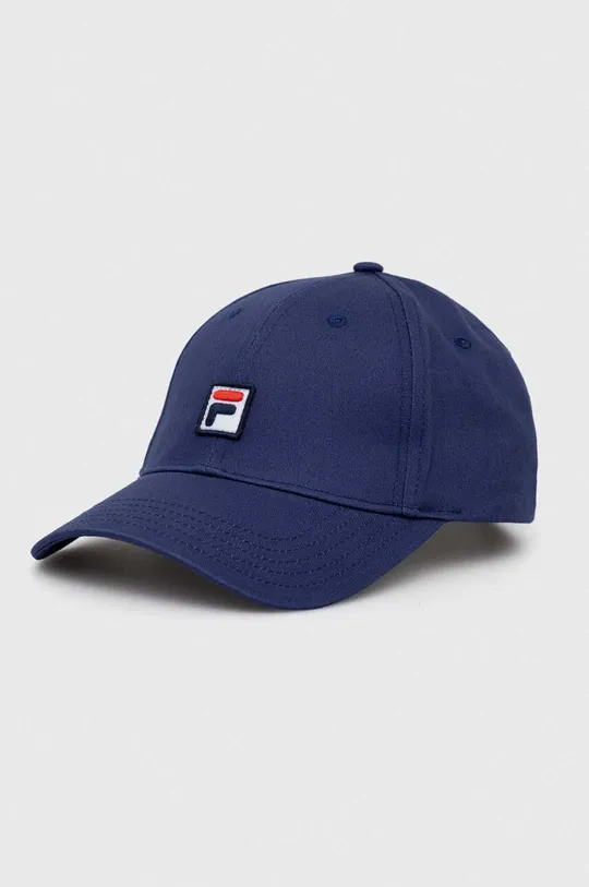 σκούρο μπλε Βαμβακερό καπέλο του μπέιζμπολ Fila Unisex