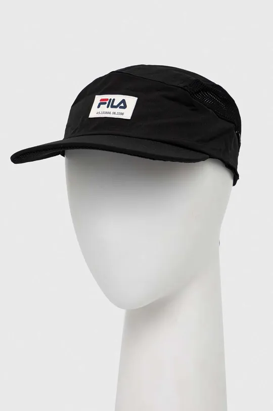 czarny Fila czapka z daszkiem Tangier Unisex