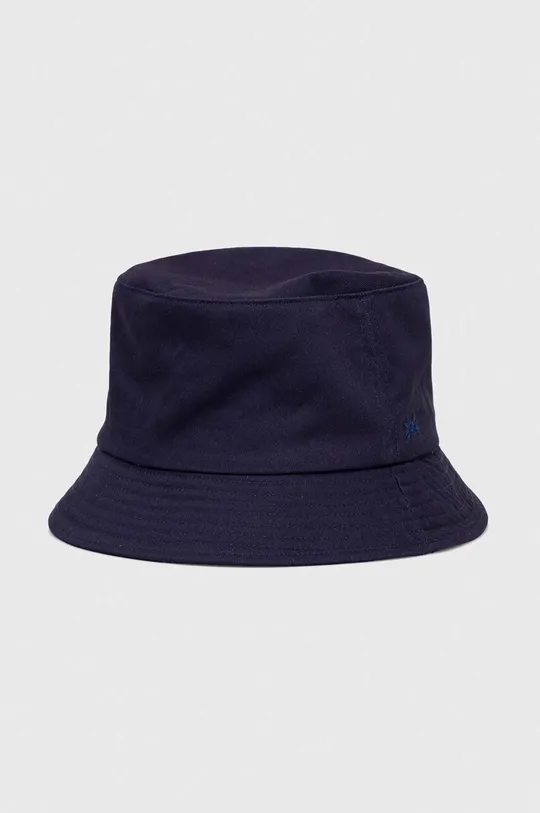 Bavlnený klobúk United Colors of Benetton tmavomodrá