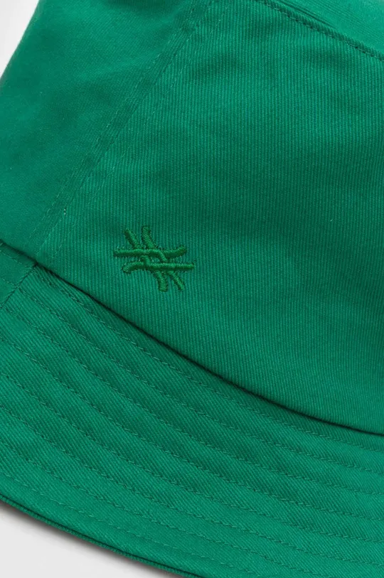 United Colors of Benetton kapelusz bawełniany zielony
