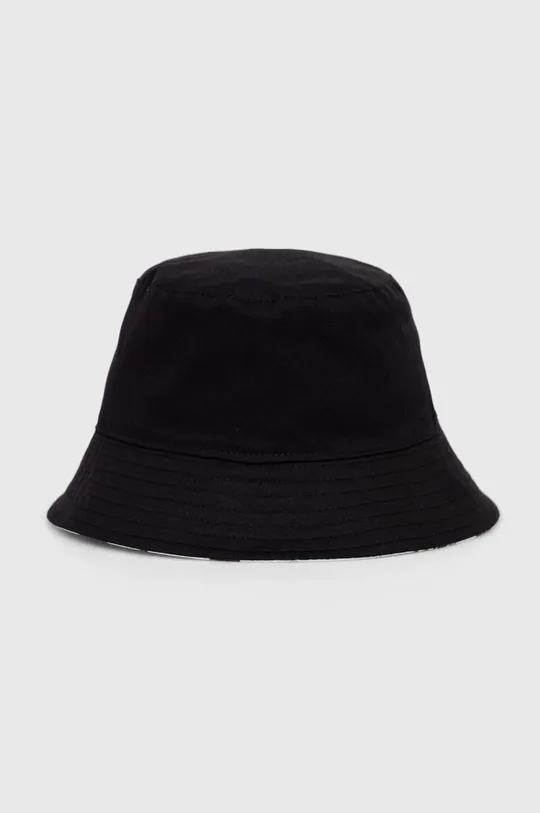 Αναστρέψιμο βαμβακερό καπέλο Moschino λευκό