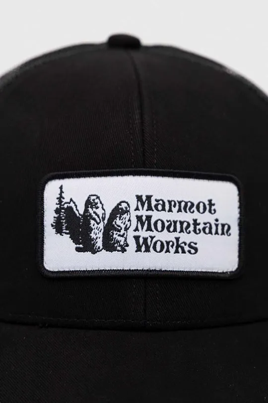 Marmot czapka z daszkiem czarny