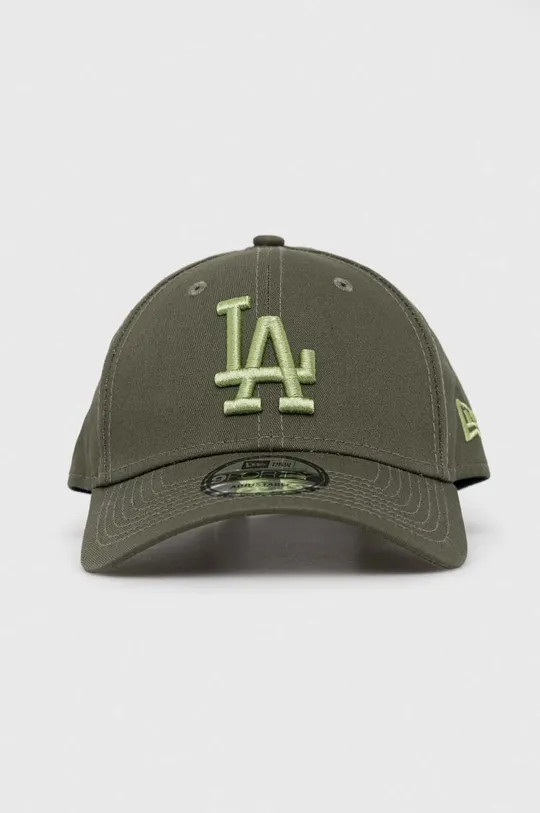 New Era czapka z daszkiem bawełniana zielony
