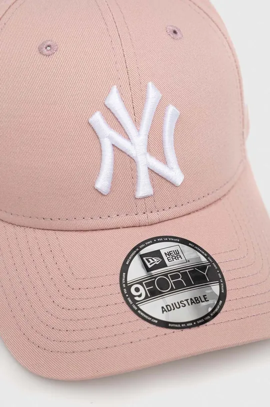 ροζ Βαμβακερό καπέλο του μπέιζμπολ New Era