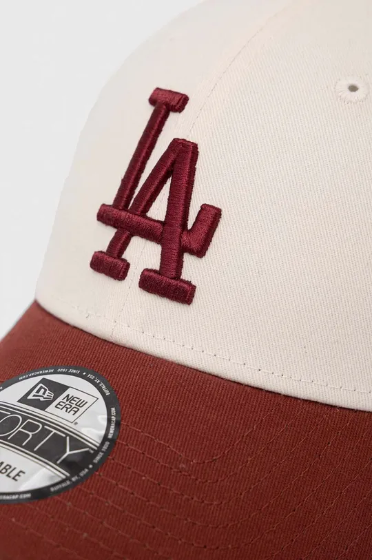 Βαμβακερό καπέλο του μπέιζμπολ New Era μπεζ