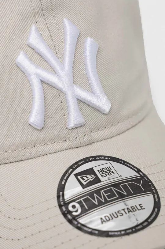 New Era cotton baseball cap NEW YORK YANKEES gray