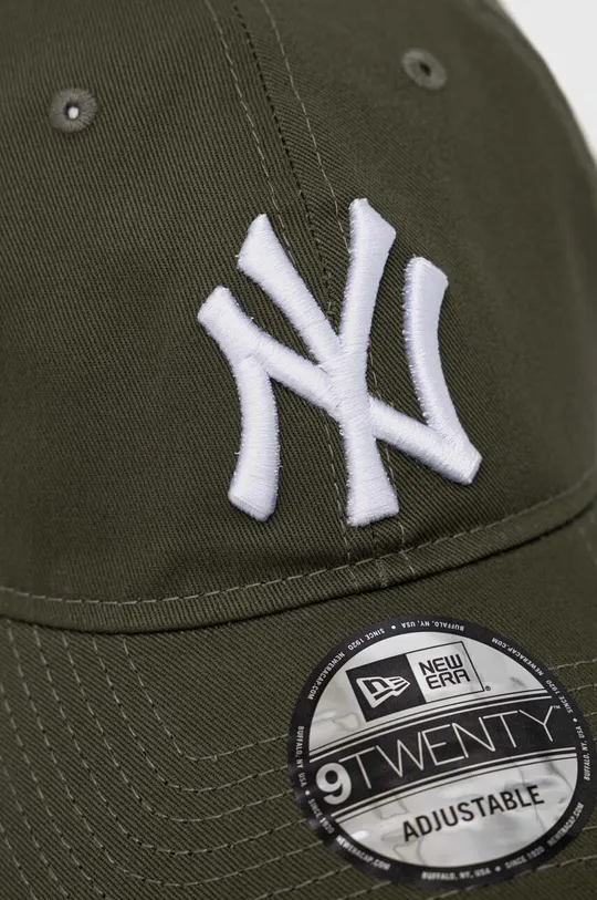 New Era șapcă de baseball din bumbac verde