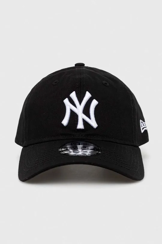 Bavlněná baseballová čepice New Era NEW YORK YANKEES černá