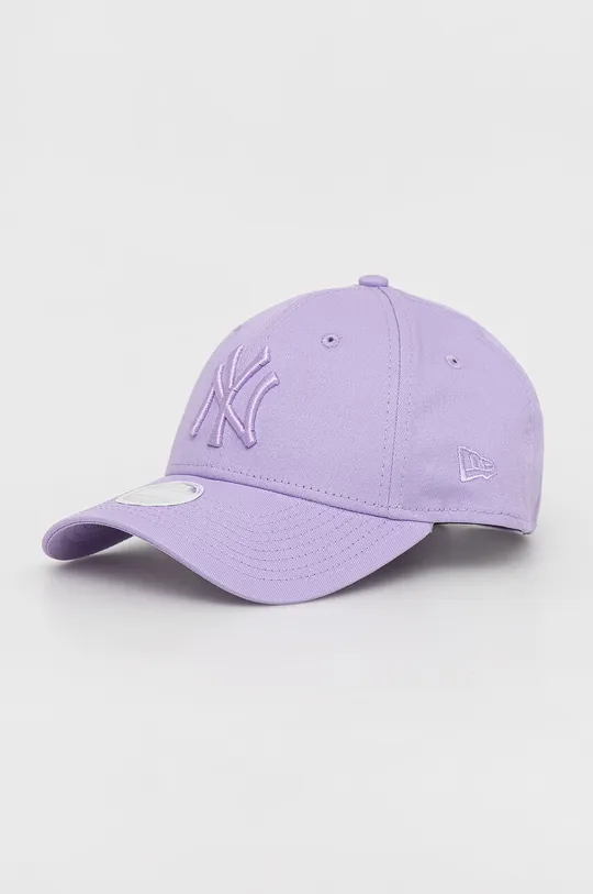 fialová Bavlněná baseballová čepice New Era NEW YORK YANKEES Unisex