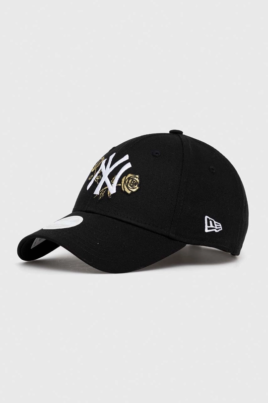 czarny New Era czapka z daszkiem bawełniana Unisex