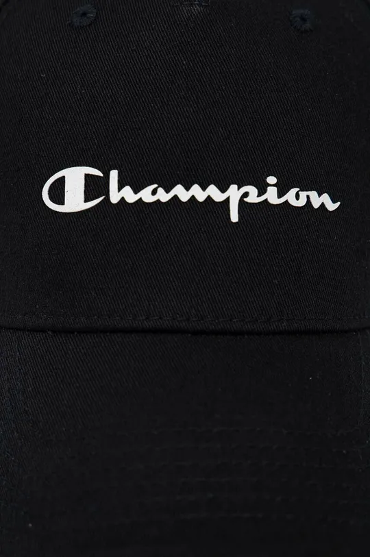 Βαμβακερό καπέλο του μπέιζμπολ Champion σκούρο μπλε