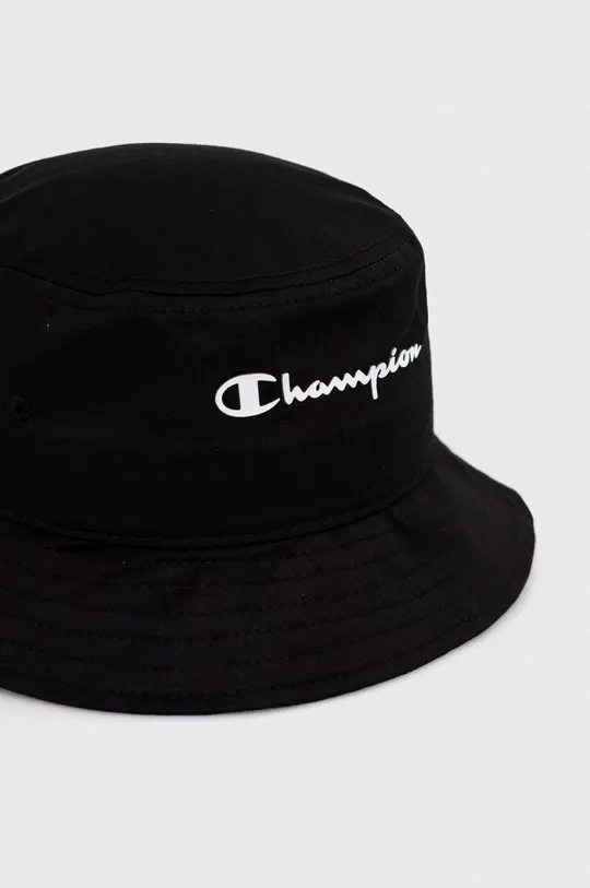 Champion kapelusz bawełniany czarny