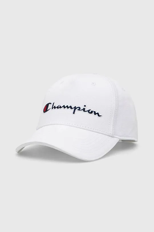 λευκό Βαμβακερό καπέλο του μπέιζμπολ Champion Unisex