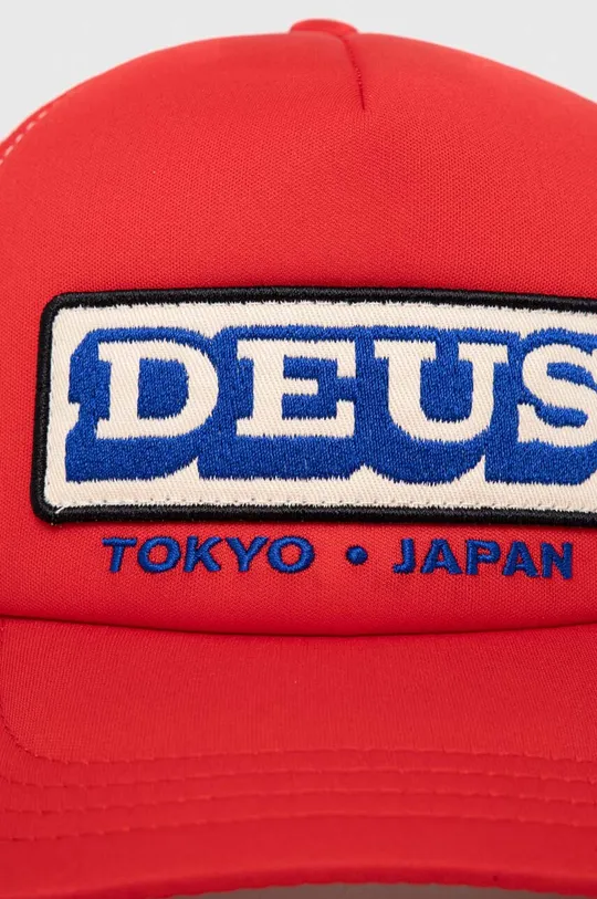 Deus Ex Machina czapka z daszkiem czerwony