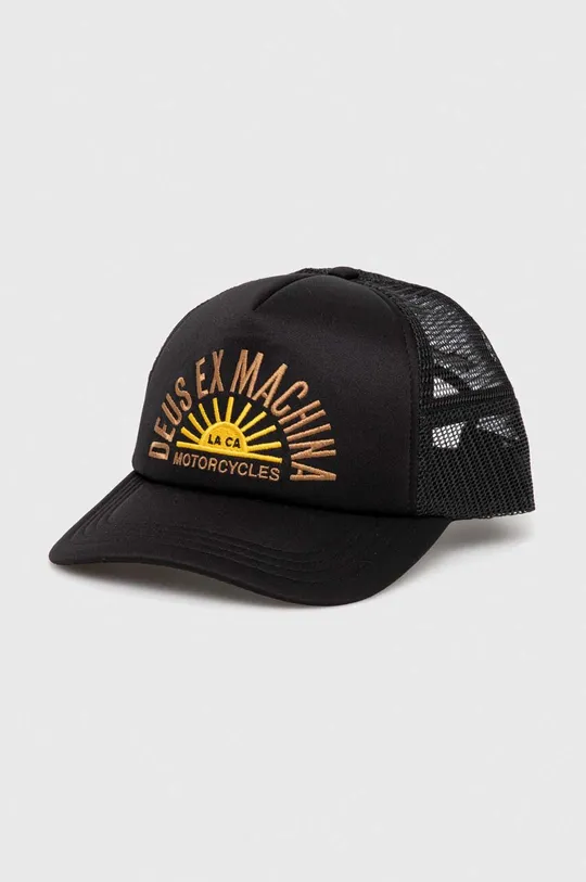 czarny Deus Ex Machina czapka z daszkiem Unisex