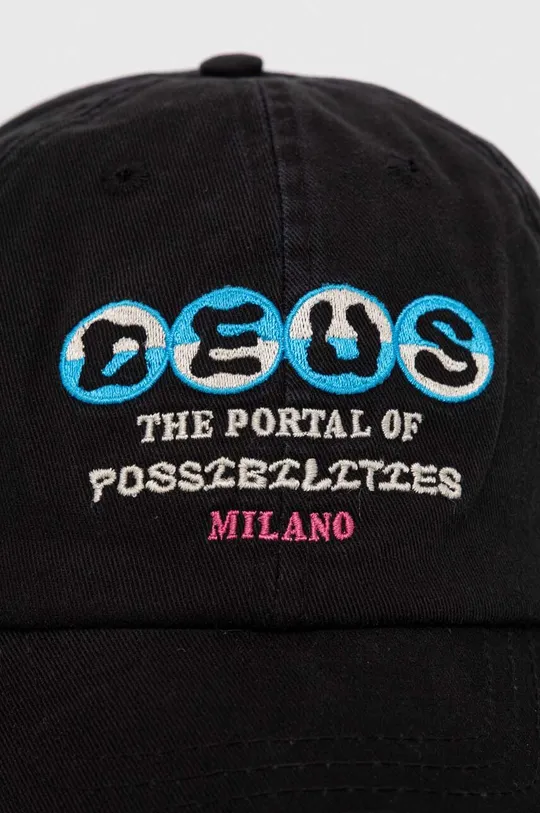 Βαμβακερό καπέλο του μπέιζμπολ Deus Ex Machina μαύρο
