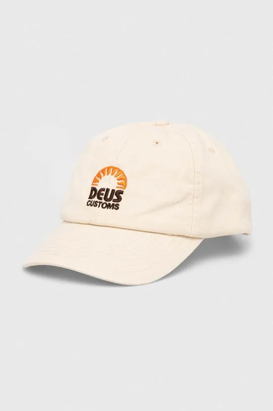 μπεζ Βαμβακερό καπέλο του μπέιζμπολ Deus Ex Machina Unisex